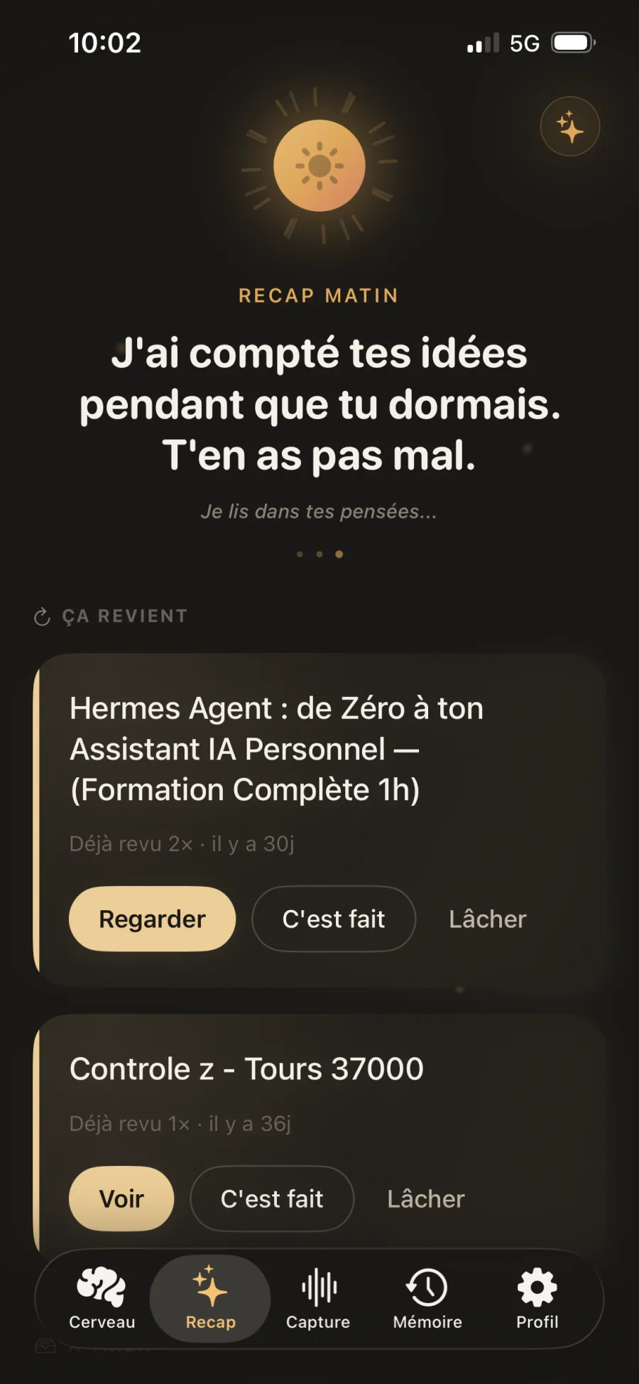 Le récap du matin