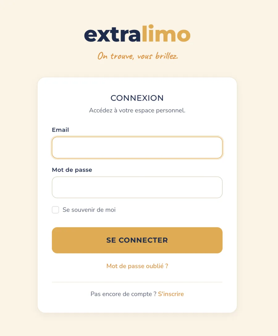 Espace connexion